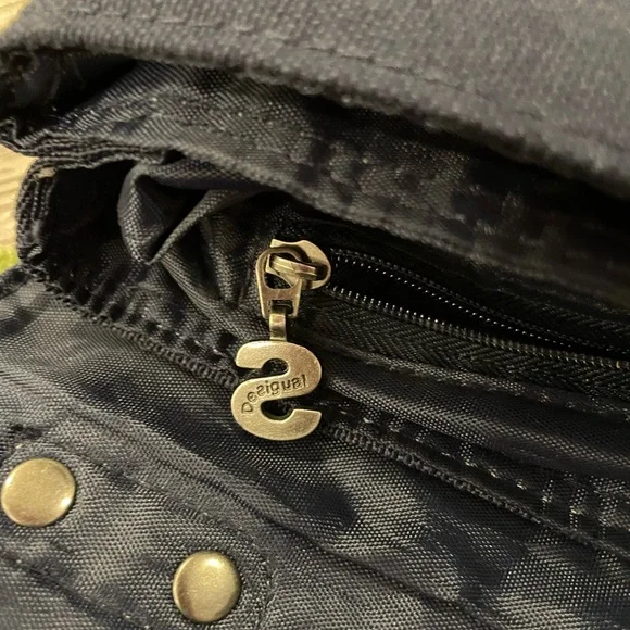 DESIGUAL Small Navy Multicoloured Designer Shoulder Bag with Mandala Print. - Picture 7 of 13